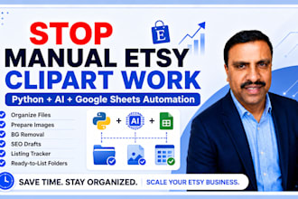 automate your etsy clipart workflow with python and ai