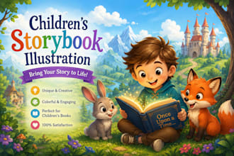children story book story book book illustration   watercolor picture book cover