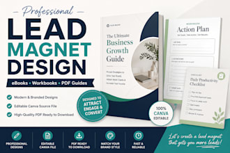 design canva lead magnet ebooks workbooks PDF guides