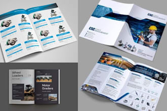 design b2b product catalog, wholesale data sheet for industrial equipment, tools