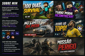 meu objetivo e desenvolver thumbnails que chamem a atencao do publico