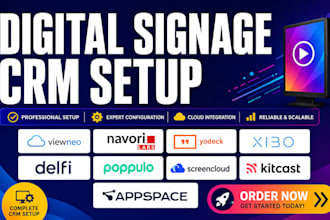 setup viewneo navori labs yodeck xibo delfi poppulo screencloud kitcast appspace