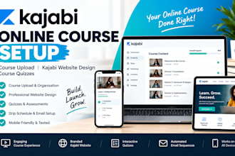 kajabi online course setup course upload kajabi website design course quizzes