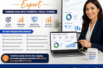 do data presentation, dashboard design, and data presentation reports