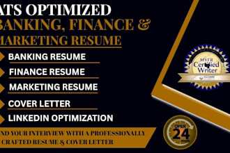 craft a professional banking resume