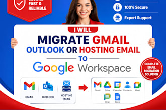 migrate gmail outlook or hosting email to google workspace