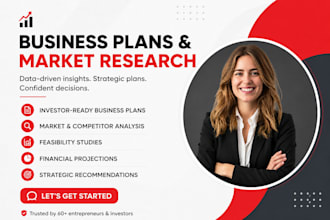 do market research, business planning and feasibility study