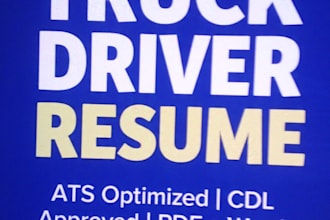 write a professional cdl resume for you