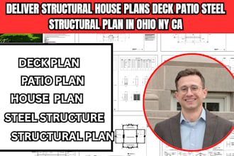 deliver structural house plans deck patio steel structural plan in ohio ny ca