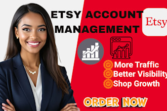 manage your pinterest account, shop growth, etsy traffic and sales growth