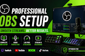 setup obs studio and streamyard for professional live streaming