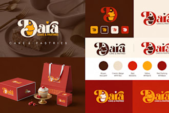 design business logo and brand identity with branding kit