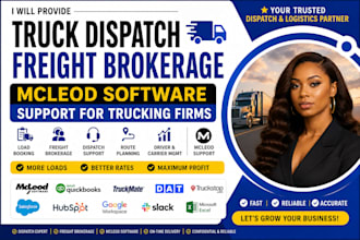 provide truck dispatch freight brokerage mcleod software support trucking firms