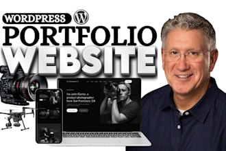 build a modern photography portfolio website in wordpress