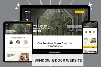 design window and door squarespace website
