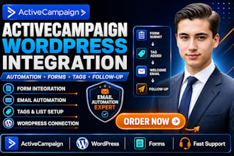 configure activecampaign to wordpress integration and automation