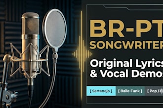 be your singer, songwriter and love song lyrics in english, portuguese, spanish