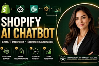 setup shopify ai chatbot chatgpt chatbot ecommerce chatbot automation