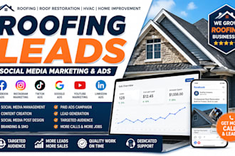 be your roof restoration leads roofing website  roof repair social media manager