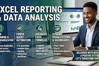 do expert excel data analysis and professional reporting