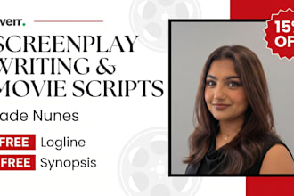 do screenplay writing, screenwriting, film script and movie script writing