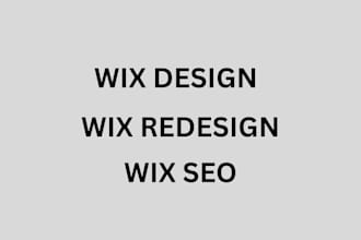 create wix, wix design ,wix seo