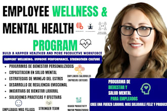 design employee wellness program programa de bienestar para empleados