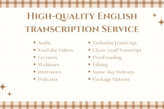 transcribe audio and video captions