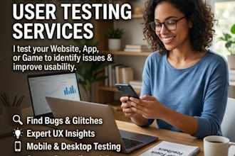 test your app and give feedback