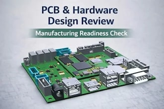 design pcb layout, gerber files, bom and jlcpcb pcbway manufacturing files