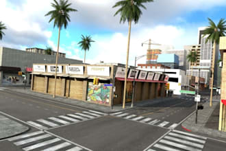 build roblox driving simulator city map and environment