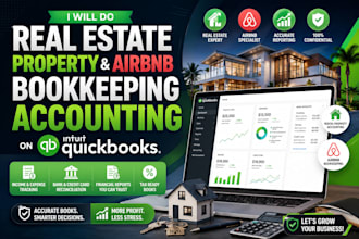 do real estate property and airbnb bookkeeping accounting on quickbooks