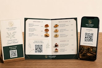 design restaurant menu, food menu, digital menu, and menu card