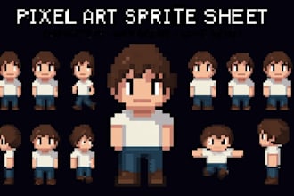 design pixel sprite sheet character animation pixel art sprite sheet godot game