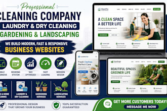 office cleaning website laundry anddy cleaning gardening land scaping realestate