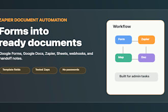 automate form responses into documents with zapier