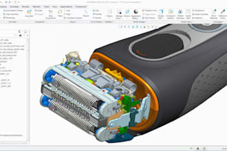 create 3d product cad design for wearable tech and smart device modeling concept