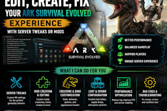 edit create fix your ark survival   evolved with server tweaks or mods