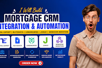build mortgage crm totalexpert blitzdocs lendingwise jungo webhook ingestion