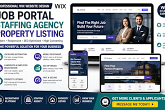 portal wix website app follo property website job recruitiment staffing property