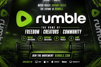 professionally promote your rumble channel for more views