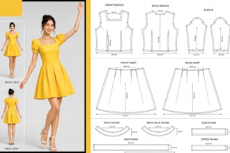 do sewing instructions, realistic pattern maker, grading pattern, clo 3d, 2d cad