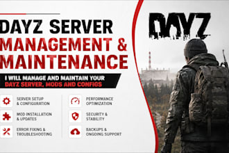 manage and maintain your dayz server, dayz mods and server configs for you