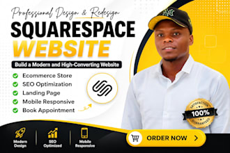 build squarespace website design, redesign squarespace website development, SEO