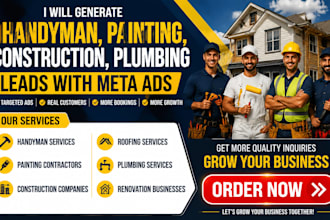 generate construction leads hvac handyman leads renovation meta ads contractor