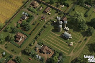 design realistic farming simulator 25 american farm and map setup