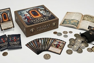 design tabletop games card frame trading card game card illustration box mockup