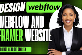 be your webflow developer design or develop webflow website, figma to webflow