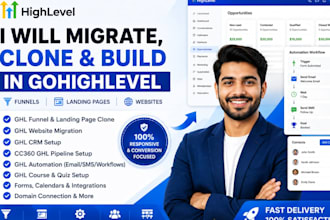 migrate ghl funnel landing page copy clone gohighlevel website, ghl crm