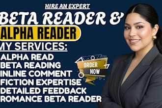 be your beta reader, romance beta reader, thriller beta reader and alpha reader